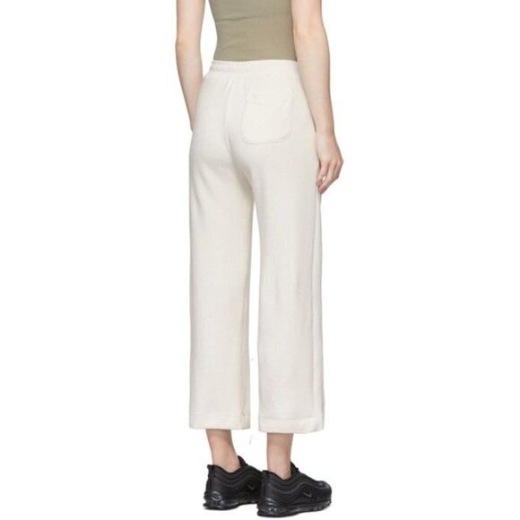 John Elliott Cotton Corduroy Cropped Sweatpants in Basalt Small New - Picture 2 of 15